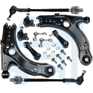 Kit Réparation Bras de Suspension Avant 10 Pièces pour Audi A3 8L