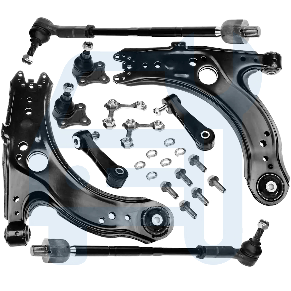 Kit Réparation Bras de Suspension Avant 10 Pièces pour Audi A3 8L