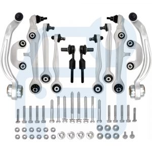 Kit Réparation Bras de Suspension Essieu Avant 14 Pièces pour Audi A4 B5