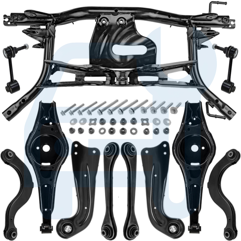 Audi A3 8P 8P7 Cabriolet Kit Bras De Suspension Biellette Essieu Arrière Berceau