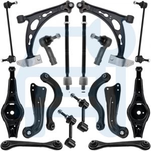 Audi A3 8P 8Pa Kit Triangle Bras De Suspension Rotule Biellette Avant Et Arrière