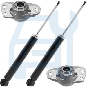 Kit Amortisseurs Coupelles Butée Soufflet Arrière pour Audi A3 8P 8PA 8P7