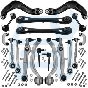 Audi A4 8E B6 B7 Kit Triangle Bras De Suspension Biellette Essieu Avant Arriere