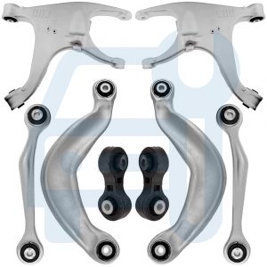 Kit Triangle Bras de Suspension Arrière 18 Pièces pour Audi A4 8K B8 A5 8T A6 4G