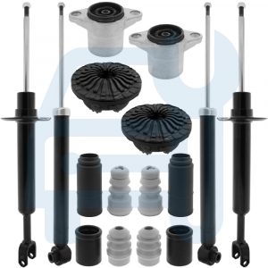 Kit Amortisseurs Gaz Coupelles Butée Avant Arrière pour Audi A4 8 B6 B7