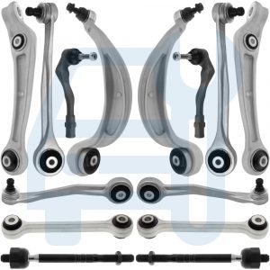 Kit Triangle Bras de Suspension Avant 14 Pièces pour Audi A4 8K B8 A5 8T Q5 8R