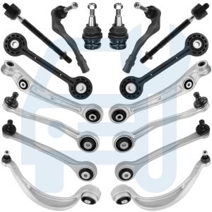 Kit Triangle Bras de Suspension Avant 16 Pièces pour Audi A4 B9 8W