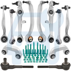 Audi A8 4D 4D2 4D8 Kit Triangle Bras De Suspension Rotule Biellette Visserie Av