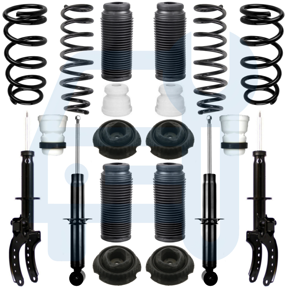 Audi Q7 4L Vw Touareg 7L Porsche Cayenne 9Pa Kit Amortisseurs Coupelles Ressorts