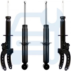 Audi Q7 4L Vw Touareg 7L Porsche Cayenne 9Pa Kit Amortisseurs Gaz Avant Arrière