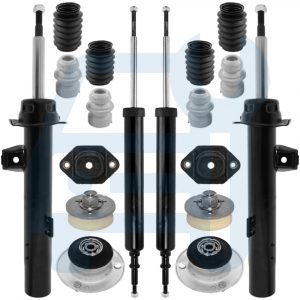 Kit Amortisseurs Gaz Avant et Arrière M-Sport pour BMW Série 1 E81 E82 E87 E88