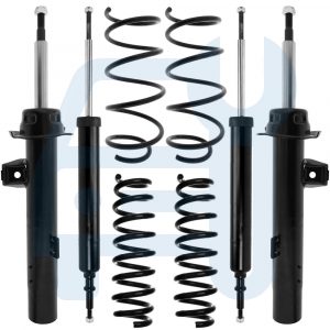 BMW Serie 3 E90 E91 E92 E93 Kit Ressorts Amortisseurs A Gaz Avant Arrière Av Ar