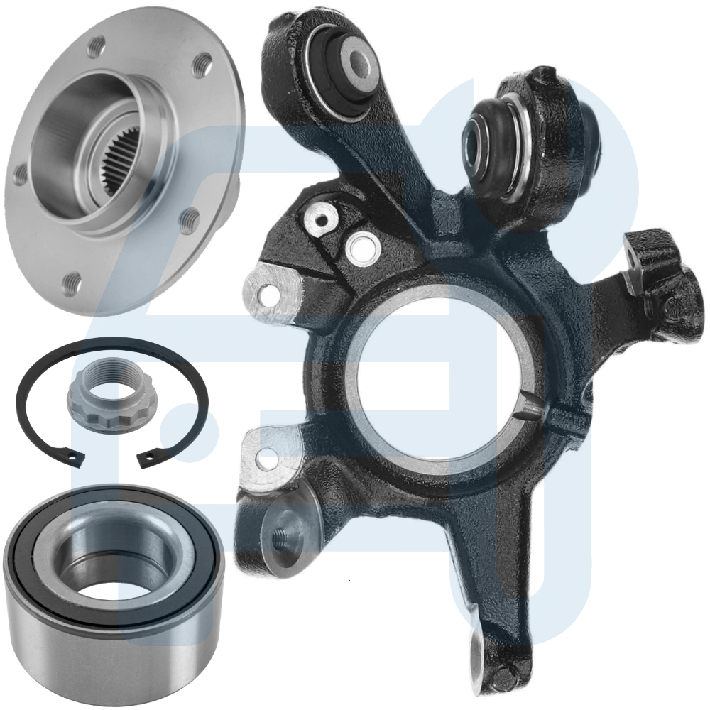 BMW 1 E81 E82 E87 E88 Porte Fusee D'Essieu Moyeu Roue Roulement Arriere Gauche