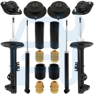 BMW 3 E36 90-98 Kit Amortisseurs Gaz Coupelles Butée Soufflet Avant Et Arrière