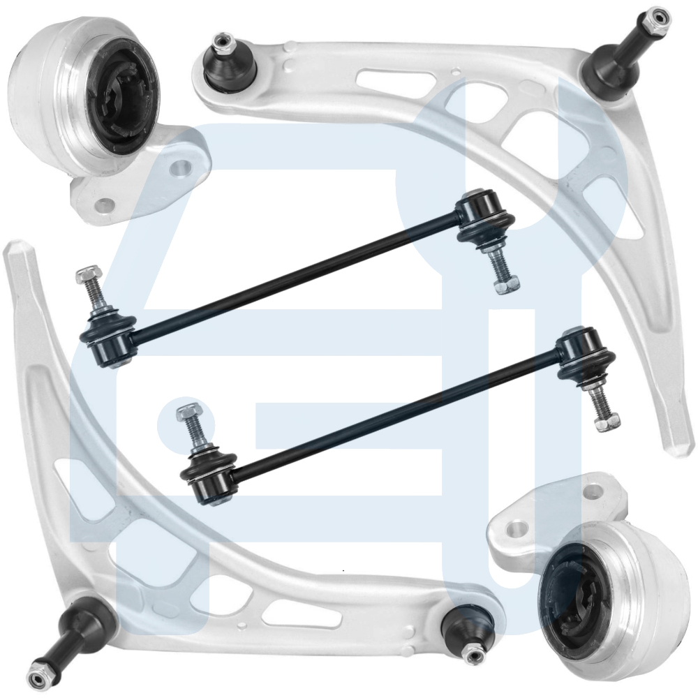 BMW 3 E46 KIT TRIANGLE BRAS DE SUSPENSION BARRE STAB BIELLETTE SILENT BLOC AVANT