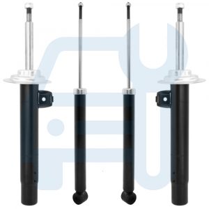 4x AMORTISSEURS GAZ AVANT & ARRIÈRE BMW 3 E46 BERLINE BREAK COUPE CABRIO 99-06