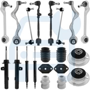 Kit Amortisseurs & Kit Bras De Suspension pour BMW Série 1 E81 E82 E87 E88