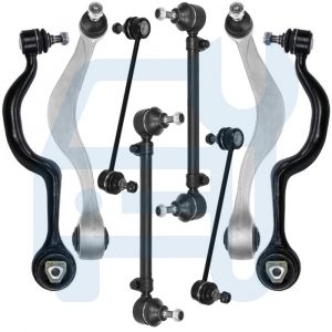 BMW 5 E34 TRIANGLE BRAS DE SUSPENSION ALU ROTULE BIELLETTE BARRE STAB AV 8 PCS