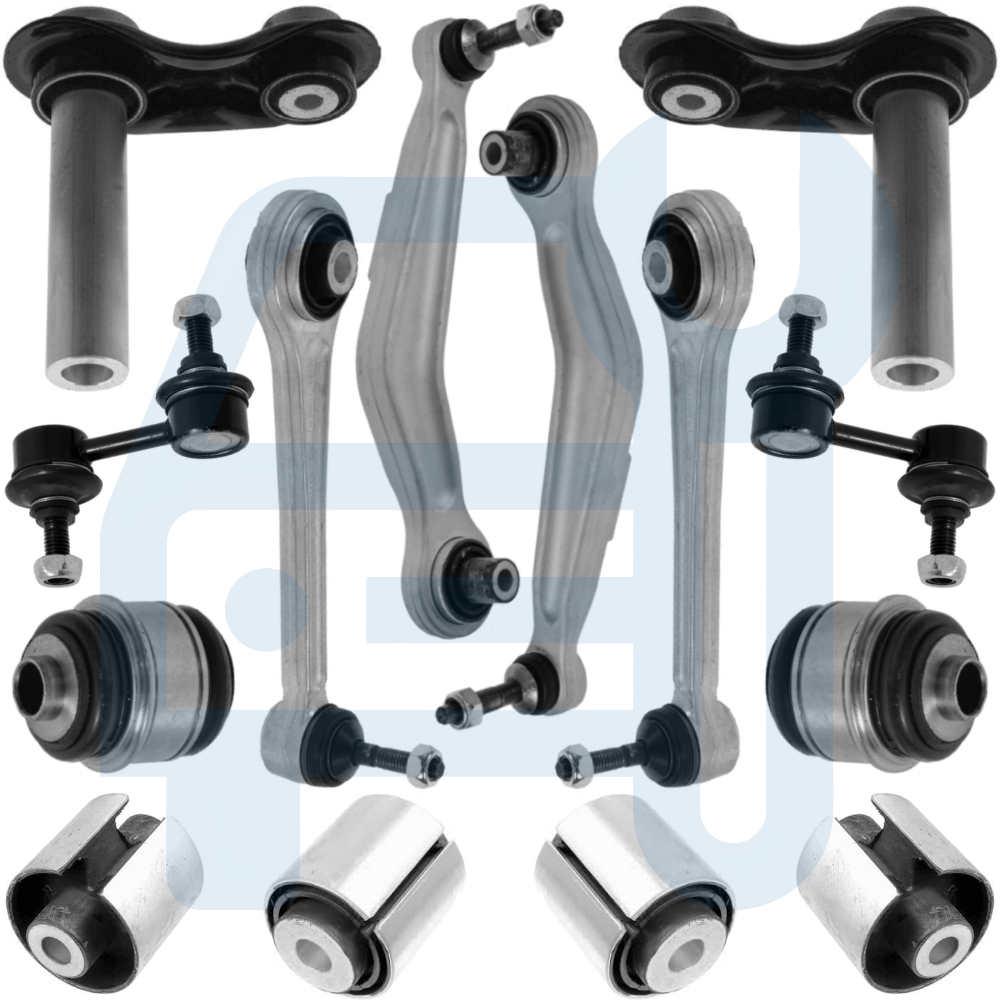 BMW 5 E39 TRIANGLE BRAS SUSPENSION BIELLETTE BARRE STAB SILENT BLOC ARRIÈRE 14PS