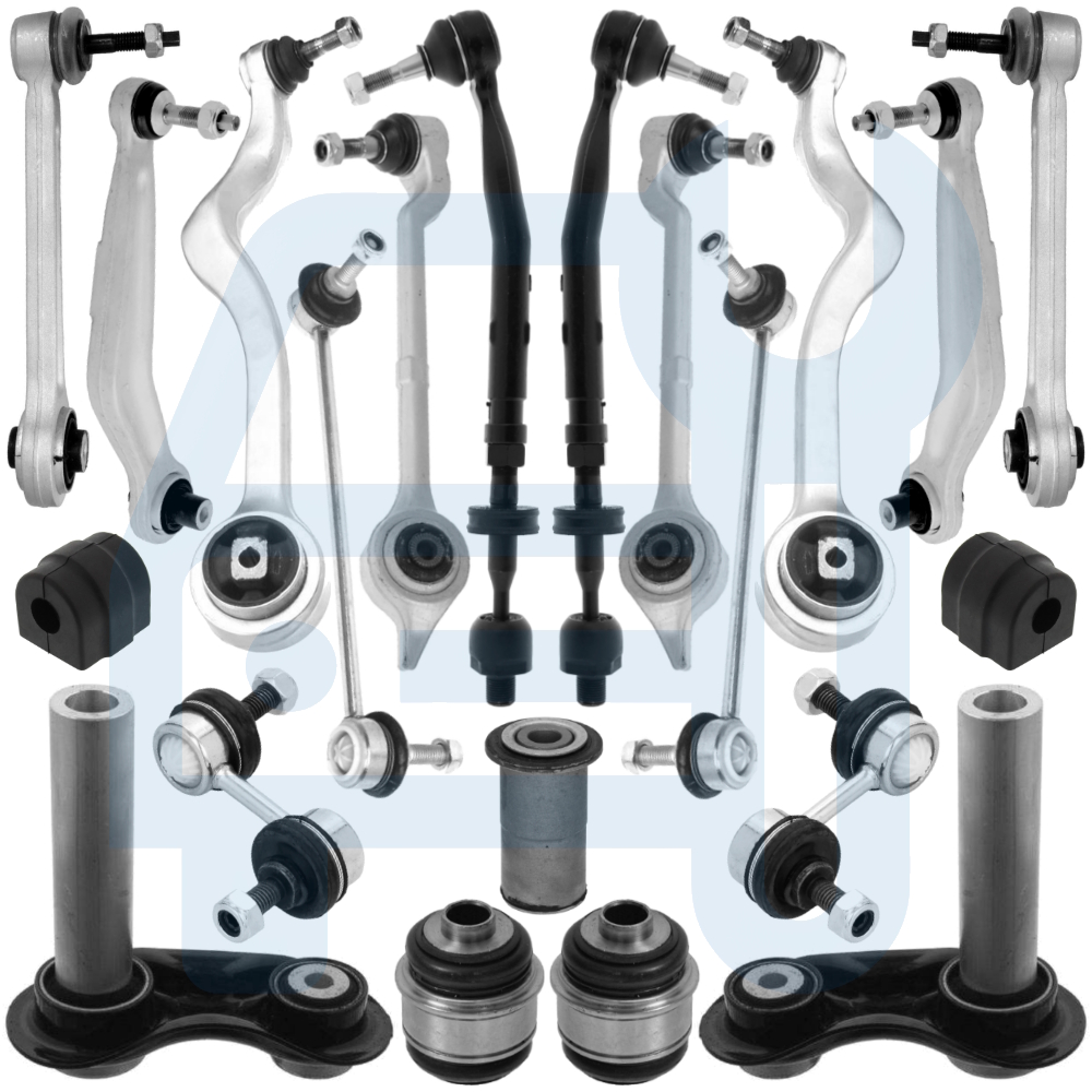 BMW 5 E39 Kit Bras De Suspension Rotule Biellette Barre Stab Silent Bloc Av Ar