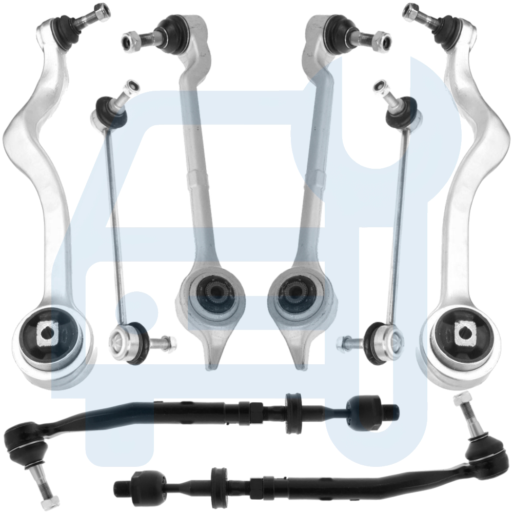 BMW 5 E39 Triangle Bras De Suspension Rotule Biellette Barre Stab Av Avant 8 Pcs