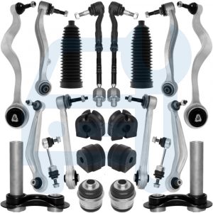 BMW 5 E60 E61 Triangle Bras Suspension Rotule Biellette Silent Bloc Av Ar 24 Pcs