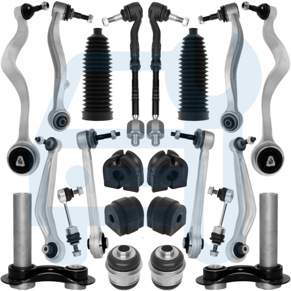 BMW 5 E60 E61 Triangle Bras Suspension Rotule Biellette Silent Bloc Av Ar 24 Pcs