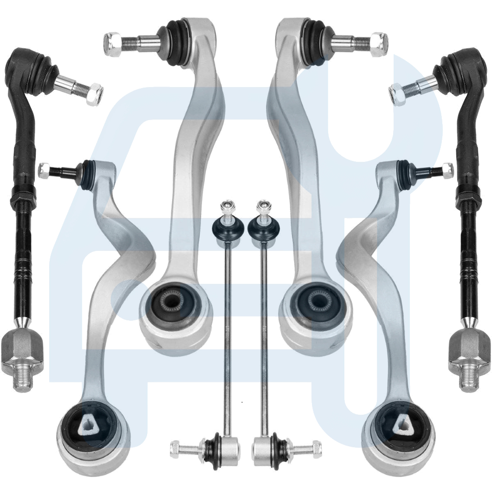 BMW 5 E60 E61 Triangle Bras De Suspension Rotule Biellette Essieu Avant 10 Pcs