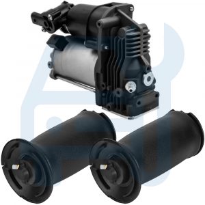 BMW Serie 5 E61 Touring Break Kit Compresseur & Verin Suspension Air Pneumatique
