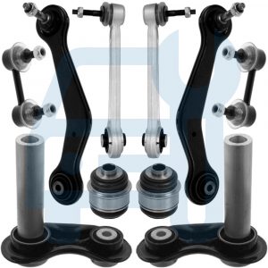 BMW 7 E38 Triangle Bras De Suspension Rotule Biellette Silent Bloc Arrière 10Pcs