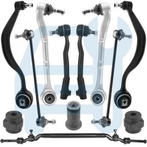 BMW 7 E38 Triangle Bras De Suspension Rotule Biellette Silent Bloc Avant 12 Pcs