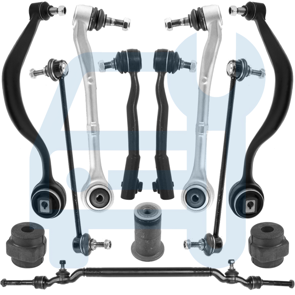 BMW 7 E38 Triangle Bras De Suspension Rotule Biellette Silent Bloc Avant 12 Pcs