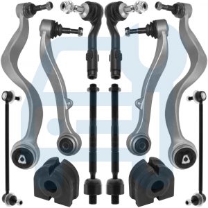 BMW 7 E65 E66 Kit Bras De Suspension Rotule Biellette Barre Stab Silent Bloc Av