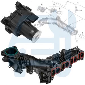 BMW X3 F25 F97 X4 F26 F98 X5 F15 Tube Collecteur Admission Air Tubulure B47 2.0D