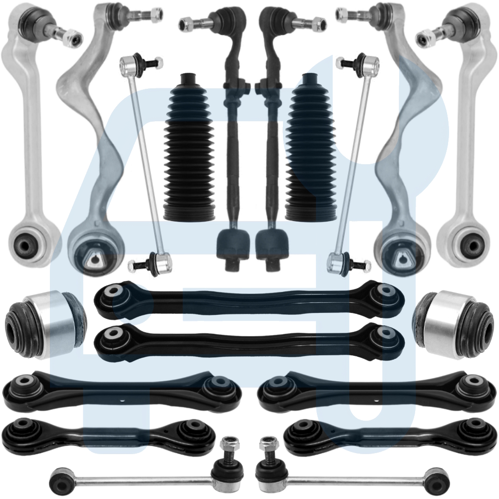 Kit Réparation Bras de Suspension Avant & Arrière 22 Pcs pour BMW Série 1 E81 E82 E87 E88