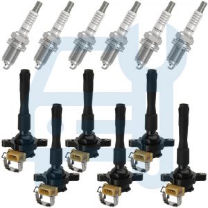 Kit 6X Bobine D'Allumage Avec Bougies BMW 3 E36 E46 5 E39 7 E38 X5 E53 Z3 E36 R6