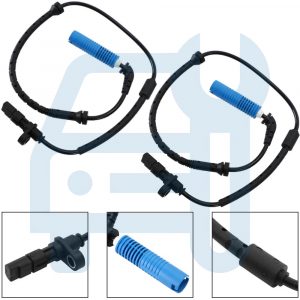 BMW X5 E53 3.0 4.4 4.6 4.8 98-06 Capteur Abs Essieu Arrière Gauche Droit 2 Pcs