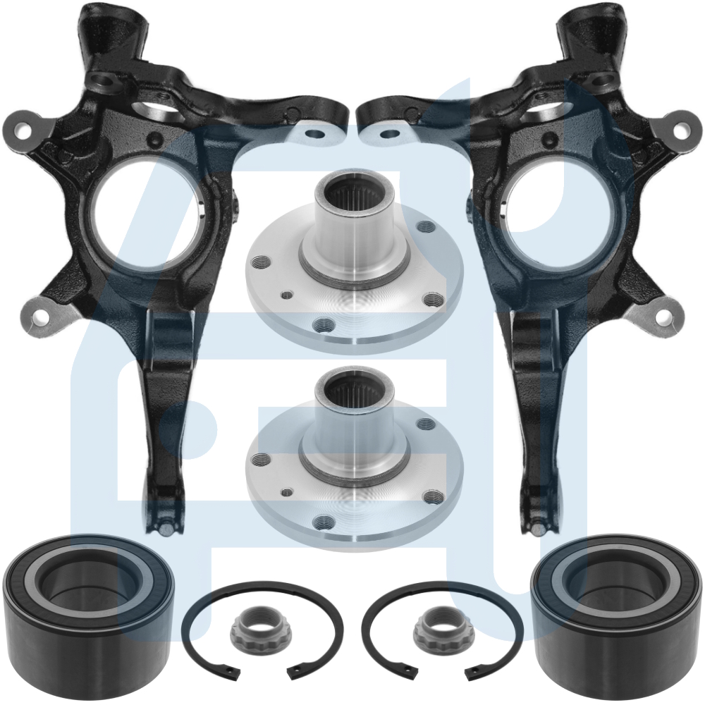 BMW X5 E53 Porte Fusee D'Essieu Moyeu Roue Roulement Avant Gauche Droit Avg Avd