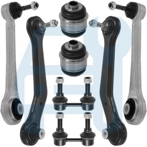 Kit Triangle Bras de Suspension Arrière 8 Pièces pour BMW X5 E53
