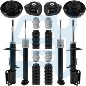 BMW X5 E53 Kit Amortisseur Gaz Butée Coupelles Soufflet Protection Avant Arrière