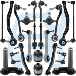 Kit Triangle Bras de Suspension Avant & Arrière 22 Pièces pour BMW X5 E53