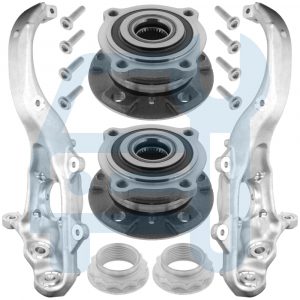 Kit Fusée d'essieu Suspension Roulement Moyeu Avant pour BMW X5 E70 F15 X6 E71 F16