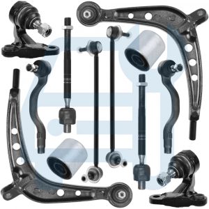 Kit Triangle Bras de Suspension Avant 12 Pièces pour BMW 3 E46 X-Drive 4x4