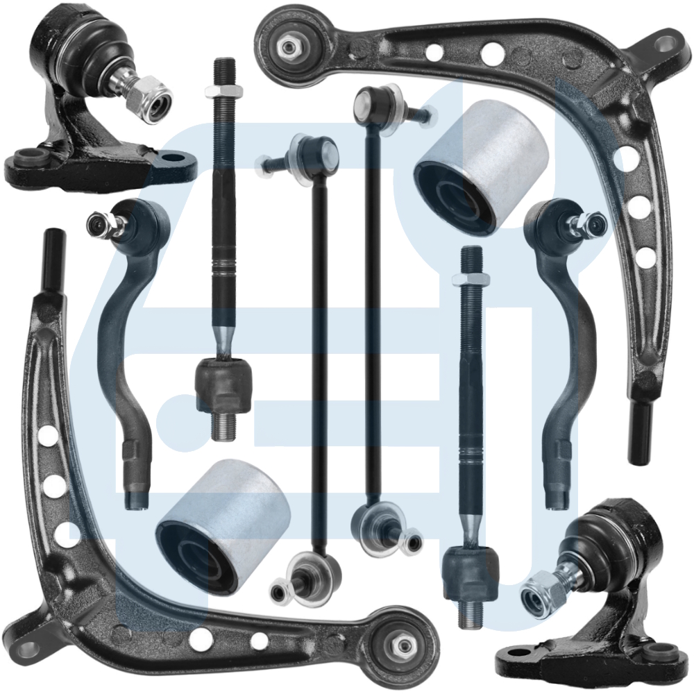 Kit Triangle Bras de Suspension Avant 12 Pièces pour BMW 3 E46 X-Drive 4x4