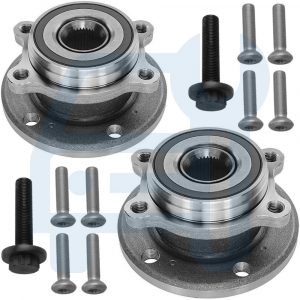 Kit Moyeu Roulement de Roue Essieu Avant 2 Pièces pour Audi A3 8P Sportback 8PA Q3 8U TT 8J