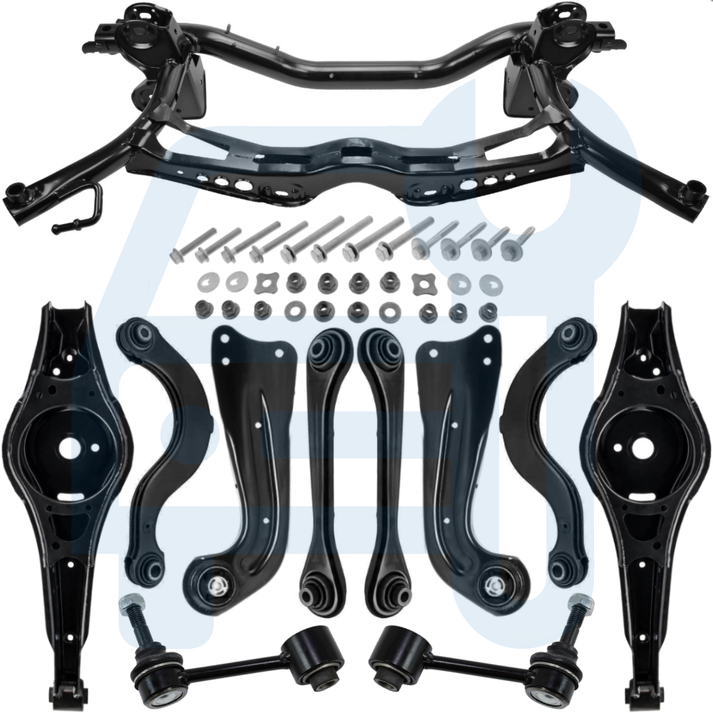 Kit Berceau et Bras de Suspension Arrière pour Audi A3 8P 8PA Sportback