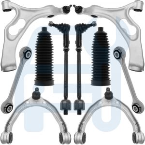 Kit Bras de Suspension Essieu Avant 12 Pièces pour Audi Q7 4L