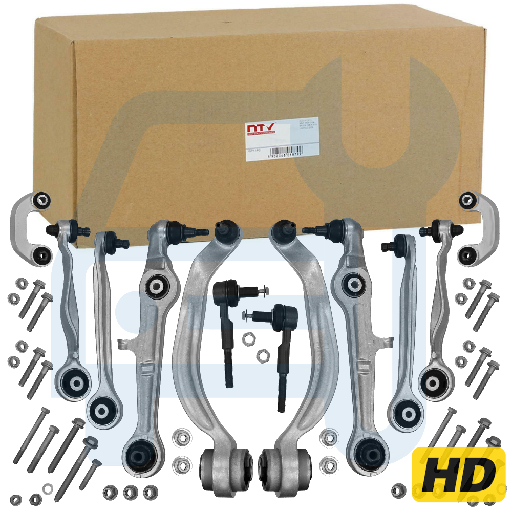 Kit Réparation Bras de Suspension Essieu Avant 14 Pièces pour Audi A4 B5