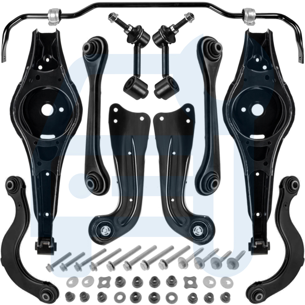 Kit Bras de Suspension Arrière 12 Pièces pour Audi A3 8P 8PA Sportback