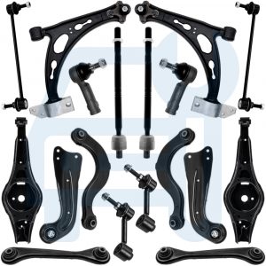 Kit Bras de Suspension Avant Arrière 20 Pièces pour Audi A3 8P 8PA Sportback
